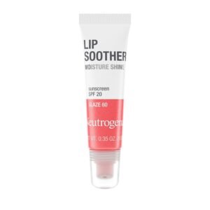 61Ho0n5iqoL._SL1500_.jpg Neutrogena MoistureShine Lip Soother Gloss with SPF 20 Sun Protection, High Gloss Tinted Lip Moisturizer with Hydrating Glycerin and Soothing Cucumber for Dry Lips, Glaze 60,.35 oz
