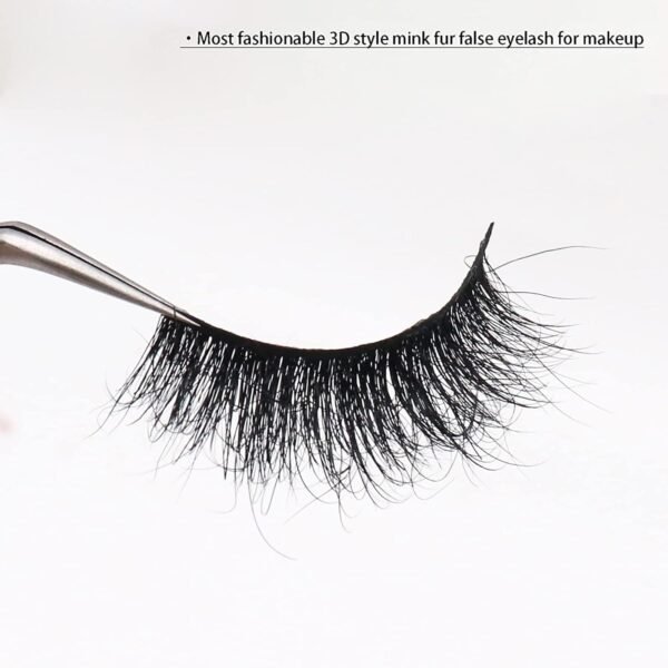 61Hp-DR36yL._SL1500_.jpg Veleasha Lashes 100% Real Mink 3D luxurious False Eyelashes Hand-made Natural Long Cross False Lashes for Makeup 1 Pair Pack (No.A11)