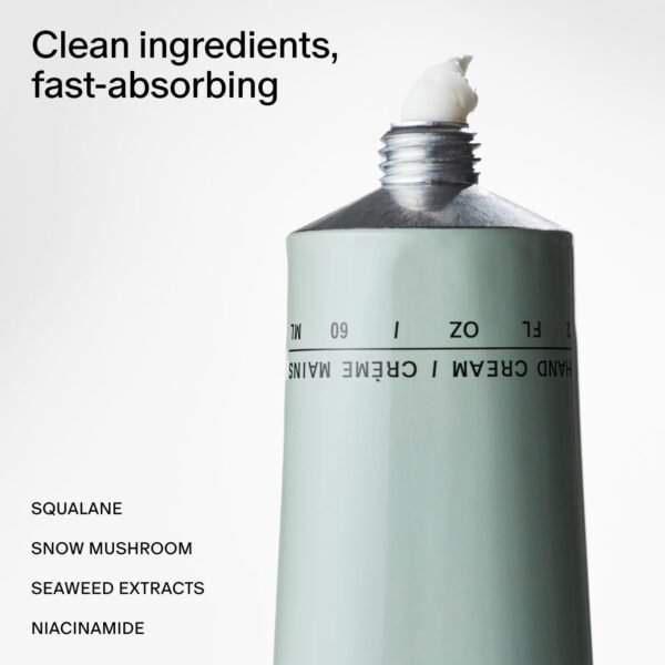 Salt & Stone Hand Cream for Women & Men | Bergamot & Hinoki | Hydrates, Nourishes & Softens Skin | Restores Dry Cracked Hands | Fast-Absorbing | Cruelty-Free & Vegan (2 fl oz)