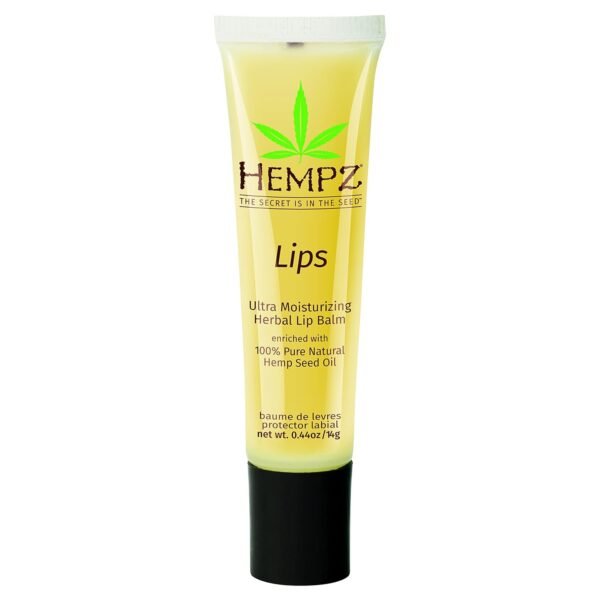 61InBwzvLML._SL1500_.jpg HEMPZ Herbal Ultra Moisturizing Lip Balm - Lip Treatment for Dry Cracked Lips, Provides Hydration and Nourishment for Men and Women - Premium, 100% Pure Natural Hemp Seed Oil - .44 oz