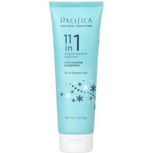 Pacifica Leave In Conditioner - 11 in 1 Magical Hair Treatment - Strengthen & Repair Damaged Hair - Deep Conditioning for Dry Hair Adds Shine & Anti-Frizz for Straight, Wavy & Curly Hair Care, Vegan