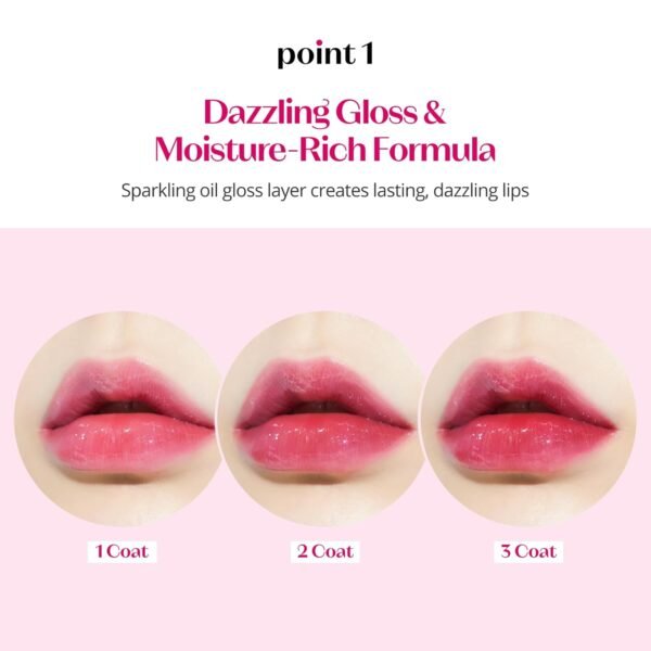 61Ira-Yc-ZL._SL1500_.jpg ETUDE Dear Darling Oil Tint #2 Plum Berry 4.2g | High Moisturizing and Strong Hydrating Lip Oil/Lip Gloss | Smooth and Moist Lips | Non-Sticky Lip Oil Tint For Dry Lips | K-beauty