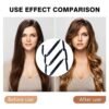 61J9DFdQfLL._SL1000_.jpg Satin Heatless Hair Curler, Overnight Heatless Hair Curls No Heat Silk Curling Rod for All Hair Types Sleep In Hair Rollers Hair Styling Tool Kit Soft Heatless Hair Curlers, 3PCS, Black