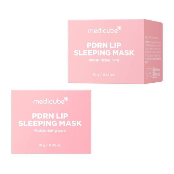 61JSyxxDWeL._SL1500_.jpg medicube PDRN lip sleeping mask glow balm | Salmon PDRN, Collagen, Shea Butter for Softer Lips, Long-lasting Moisture, Overnight and daily lip care, Korean Skincare 0.35 oz.