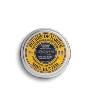 L'Occitane Organic Certified Pure Shea Butter: Nourish Dry Skin & Hair, With Vitamin E, Multipurpose Organic Beauty Balm, Treatment, Protects From Dryness, Softening