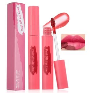 61K-JSueLpL._SL1500_.jpg Lip Stain - Peel Off Lip Stain, Long Lasting Lip Liner with Matte Finish, Waterproof, Transfer-proof, Highly Pigmented Color (#04 Berry, 1 PCS)