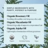 Sky Organics - Organic Rosemary Oil with Strong Roots - Hair Growth Serum with Macadamia, Jojoba & Essential Oils for Scalp - Natural Beauty and Hair Care - 2 fl oz