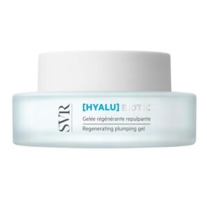 61KKD7Z4sCL._SL1500_.jpg SVR HYALU Biotic Regenerating Plumping Gel. Intensive Moisturizer Face Gel with Hyaluronic Acid, Probiotics & Vitamin C, Anti-Wrinkle Face Cream & Eye Contour Care Day Cream