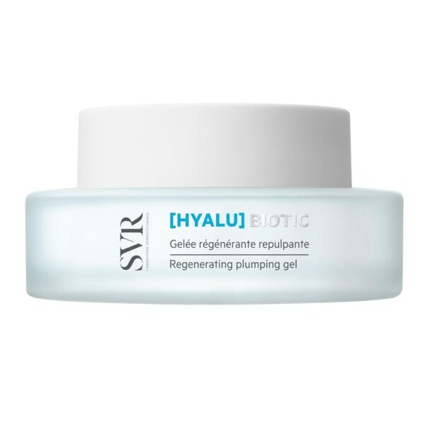 SVR HYALU Biotic Regenerating Plumping Gel. Intensive Moisturizer Face Gel with Hyaluronic Acid, Probiotics & Vitamin C, Anti-Wrinkle Face Cream & Eye Contour Care Day Cream