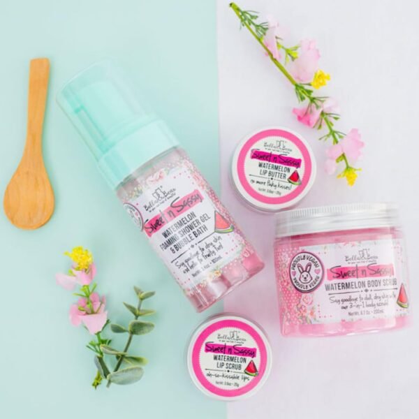 61KWaKqTqJL._SL1080_.jpg Bella & Bear Sweet 'n' Sassy Watermelon Exfoliating Lip Scrub, 0.6 oz