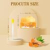 61KbhK-7flL._SL1500_.jpg Turmeric Lemon Lip Scrub with Brush, Lip Scrubber Exfoliator for Dark Lips, Dry, Chapped Lips, Reduce Fine Lines, Natural Nourish Sugar Lip Scrub with Aloe Vera, Deep Hydration Moisturization 100g
