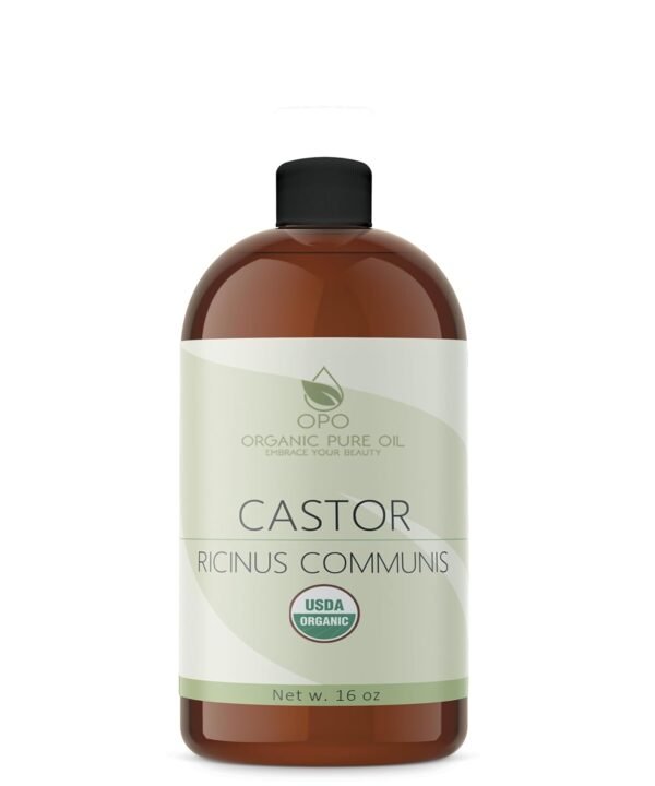 61Kk2udXZuL._SL1500_.jpg Organic Castor Oil | USDA Certified Organic, Pure and Cold Pressed, Refined, Non-GMO Hexane-Free - 16 oz - for Skin, Hair, Nails, Body, Eyelashes, Growth, Conditions, Nourishes & Hydrates