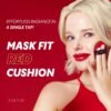 TIRTIR Mask Fit Red Cushion Foundation | Full coverage, Weightless, Skin fit, Satin Glow Finish, Korean Makeup, beauty, Tattoo cover up, Buildable (#23N Sand, 0.63 Fl Oz)
