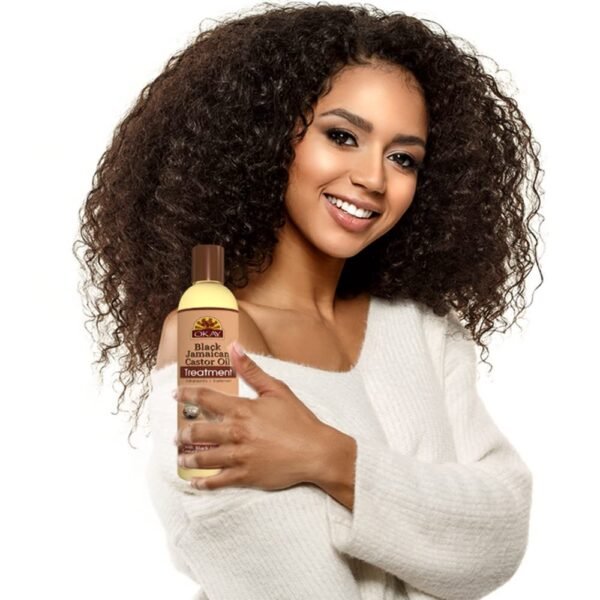 OKAY | Black Jamaican Castor Oil | Treatment for All Hair Types/Textures | Repair, Moisturize, Grow Healthy Hair | With Argan Oil & Shea Butter | Free Of Parabens, Silicones, Sulfates | 8 Oz