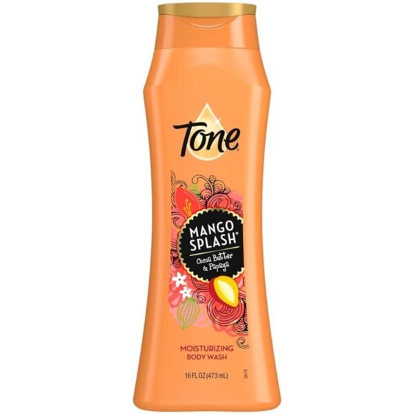 Tone Body Wash, Mango Splash, 16 Ounce (Pack of 6)