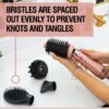 61M19P3JXL._SL1024_.jpg CHI Volumizer 4-in-1 Blowout Brush, Hair Dryer for Smooth, Silky & Shiny Hair, Four Interchangeable Attachments for Versatile Styling, Rose Gold