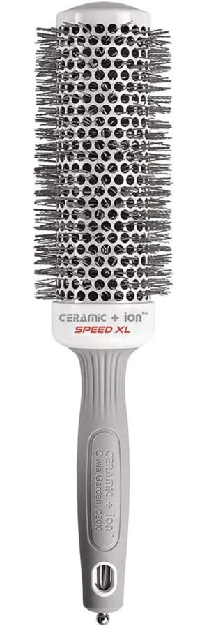 61M6XgjfXAL._SL1500_.jpg Olivia Garden Ceramic + Ion Speed XL Round Brush – Extra-Long, Thermal, Non-Electric Blowout Brush for Thick Hair – Fast-Drying Roller