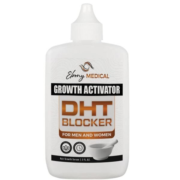 Ebony Medicals DHT Blocker Hair Growth Serum for Thinning Hair – Hair Regrowth Treatment for Men & Women – Procapil Formula – Thickens Fine Hair – Liposomal Scalp Serum – 2 fl oz