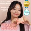 61MPX4WjjeL._SL1080_.jpg KOCOSTAR Peach Duoduo Lip Scrub and Lip Oil Cream Set | Gentle Walnut Shell Exfoliator and Jojoba Seed Oil Moisturizer for Chapped Dry Lips, Korean Lip Care Set, 1.5 oz
