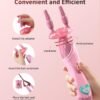 61MSioAZ8qL._AC_SL1500_.jpg Geyiie Hair Salon Toys for Kids, DIY Makeup Kit for Girl with Beads for Hair Braids, Princess Toys Hair Styling Tools for Girls, Vanity Set for Toddler Party Favor Gifts, Pretend Play Toys