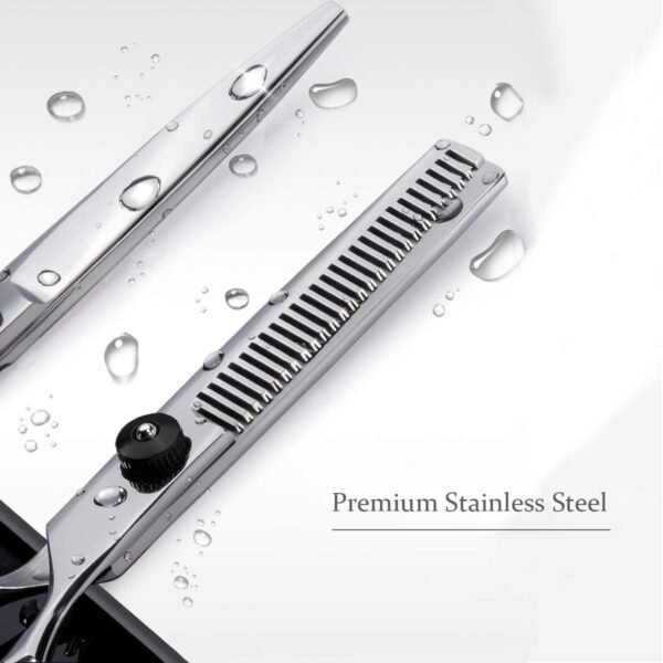 61N0U9uCGbL._AC_SL1200_.jpg Hair Scissors Blending Shears Set, Fcysy Barber Shears Thinning Shears Kit, Hair Cut Set Professional Salon Haircutting Tools Hairdresser Scissors of Hairdressing Accessories
