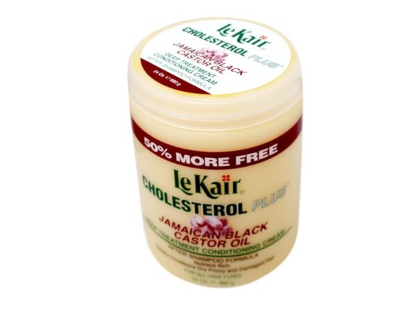Le Kair Cholesterol Plus Jamaican Black Castor Oil Deep Treatment Conditioning Cream 24 Oz.