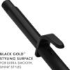 61NwVGEbhoL._AC_SL1500_.jpg HOT TOOLS Pro Artist Black Gold 1 Inch Curling Iron - Stylist Preferred Curling Wand, Creates Defined Waves and Long-Lasting Results for Smooth & Shiny Styles