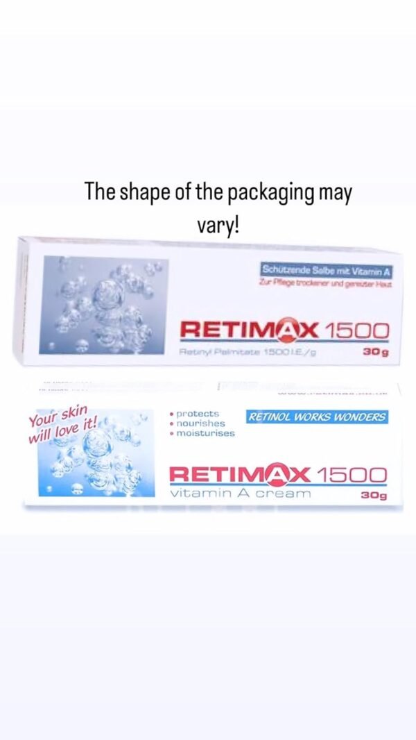 1500 Vitamin A Retinol Cream Anti-Ageing Anti-Wrinkle Cream for Dehydrated Skin 30g / 1.06 Oz