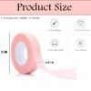 61OtwlGh89L._SL1500_.jpg 6 Rolls Eyelash Tape,Adhesive Fabric Eyelash Extension Tape,Breathable Micropore Fabric Tape for Eyelash Extension Supplies,9 m/10 Yard Each Roll (Pink)