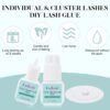 61OyJleD51L._SL1500_.jpg Lash Cluster Glue Fast Drying Long Lasting DIY Waterproof Clear Lash Glue for Eyelash Clusters for Self Application