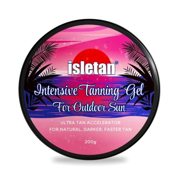 intensive tanning gel peach, tanning gel for outdoor sun, 200g