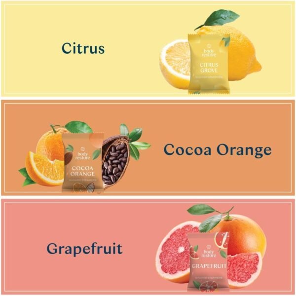 Body Restore Shower Steamers Aromatherapy 6 Pack - Birthday Gifts for Women, Men, Travel Essentials, Stress Relief, Relaxation, Self Care - Citrus