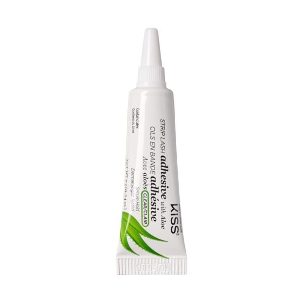 61QNn13My1L._SL1500_.jpg Kiss Strip Lash Adhesive With Aloe (Clear)