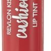 61Qah9bkKwS._SL1500_.jpg REVLON Kiss Cushion Lip Tint Lipstick,Crimson Feels