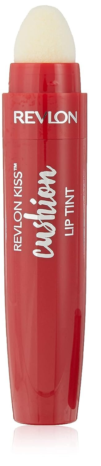 61Qah9bkKwS._SL1500_.jpg REVLON Kiss Cushion Lip Tint Lipstick,Crimson Feels
