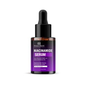 61Qg2vrz2TL._SL1500_.jpg Botanic Hearth 10% Niacinamide Face Serum with Allantoin, Zinc PCA, Cica & Hyaluronic Acid | Minimize Pores, Correct Dark Spots, Even Skin Tone | All Skin Types | For Women & Men | 1 fl oz