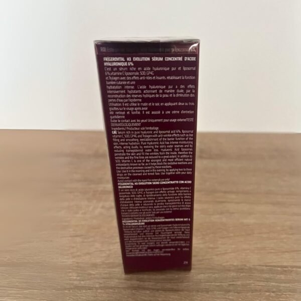 GEROVITAL EVOLUTION Hyaluronic Acid Concentrated Serum with Superoxide Dismutase SOD (The Anti-Aging Super Enzyme), Moisturizer, Anti-Wrinkle, Improves Skin Elasticity and Firmness, 10 ml