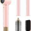 Hair Dryer Brush 5 in 1, JAOSOP Hair Styler, 110,000 RPM High-Speed Negative Ionic Hair Dryer Fast Drying, Professional Multi Blow Dryer Brush for Curling Volumizing Straightening Styling