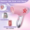 61QykR9NenL._AC_SL1500_.jpg Gifts2U Girls Beauty Salon Set, 23 Pcs Kids Beauty Salon Toy Kit Pretend Hair Styling Set for Girls with Blow Dryer, Barber Costume Apron, Scissors and Stylist Accessories