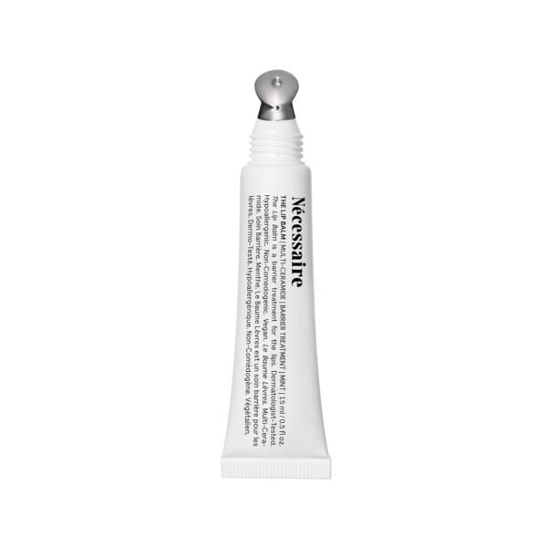 61R6-fOgulL._SL1500_.jpg Nécessaire The Lip Balm | Hydrating Lip Balm for Women and Men, Clear, Mint, Multi-Ceramide, Treatment Balm | Instant Relief for Dry, Chapped Lips | Cooling Hypoallergenic Tip | Non-Sticky (0.5 fl oz)