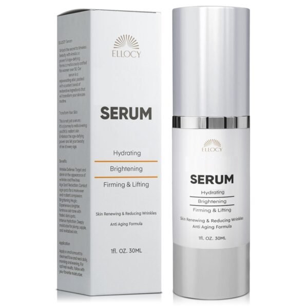 61RH-yr-pAL._SL1500_.jpg Serum for Mature Skin: All-In-One Hydrating Anti-Aging Formula- Face Lift Serum for Wrinkles, Age Spots, Firms, Hydrates - 1 fl oz