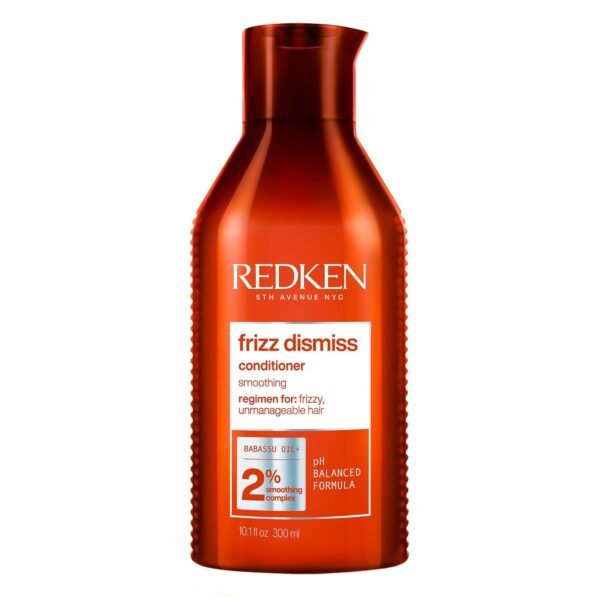 Redken Frizz Dismiss Conditioner - Frizz Control for All Hair Types, Moisturizes & Smoothes, Enhances Shine, With Babassu Oil