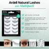 61RJJUeFYtL._SL1000_.jpg Ardell Natural False Eyelashes 110 Black - Eye-Lifting Effect Eye Makeup, Natural Look Strip Lashes - 5 Pairs, 2 Pack
