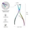 61ROycCC-JL._SL1500_.jpg Gomake Tape in Hair Extension Tools Kit with Flat Surface Stainless Steel Tape in Hair Extensions Sealing Clamp Plier,Tape Remover Scraper Tool,Hair Clips, Human Hair Extensions Styling Tool-Rainbow