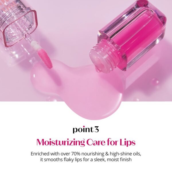 61SLmUdHupL._SL1500_.jpg ETUDE Dear Darling Oil Tint #2 Plum Berry 4.2g | High Moisturizing and Strong Hydrating Lip Oil/Lip Gloss | Smooth and Moist Lips | Non-Sticky Lip Oil Tint For Dry Lips | K-beauty