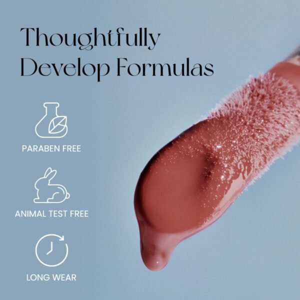 61T8XXwhtVL._SL1200_.jpg Peripera Ink Glasting Lip Gloss, Non-Sticky, Gloss Shine, 4XL Wand for Easy Application, Korean Lip Gloss, Fuller Looking Lips, Buttery Soft, Long Lasting Lip (006 MADE IT)