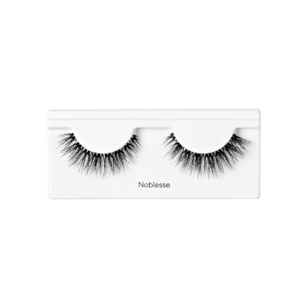 KISS Lash Couture The Muses Collection False Eyelashes, 'Noblesse', 12 mm, Handmade, Refined Faux Silk, Contact Lens Friendly, Easy to Apply, Includes 1 Pair Reusable Strip Lashes