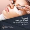 61TawNe5L3L._SL1200_.jpg Elite Power Eyelash Extension Glue for Professionals - Maximum 8 Week Retention / 1-2 Second Drying Time Semi Permanent Individual/Volume Lash Extension Glue with Deep Black Color - Latex Free 5ml