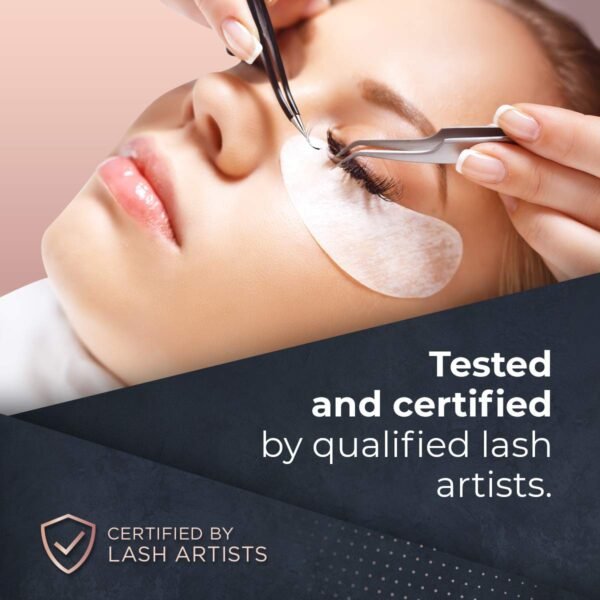 61TawNe5L3L._SL1200_.jpg Elite Power Eyelash Extension Glue for Professionals - Maximum 8 Week Retention / 1-2 Second Drying Time Semi Permanent Individual/Volume Lash Extension Glue with Deep Black Color - Latex Free 5ml