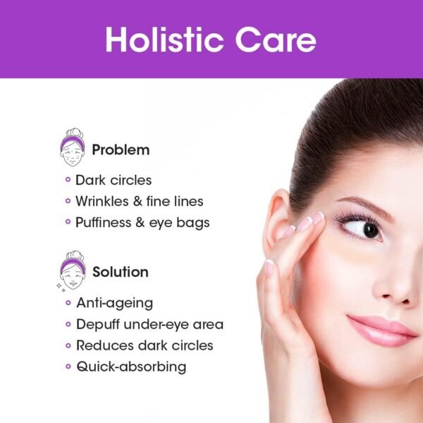 TAC Bakuchiol Under Eye Gel Cream - Dark Circles Removal, Retinol Formula with Potato Starch - Wrinkle Lift, Anti-Ageing Solution for Men & Women, For Dry & Puffy Eyes - 25